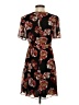 Madewell 100% Polyester Floral Black Casual Dress Size 2 - photo 2