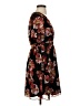 Madewell 100% Polyester Floral Black Casual Dress Size 2 - photo 4