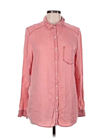Rubbish Long Sleeve Button-Down Shirt (view 1)