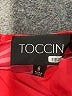 Toccin 100% Polyester Chevron-herringbone Red Casual Dress Size 6 - photo 3