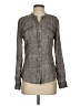 Calvin Klein Tweed Gray Long Sleeve Button-Down Shirt Size XS - photo 1