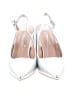 Benesse Life Smile Metallic Silver Heels Size 5 1/2 - photo 2