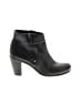 Ecco 100% Leather Black Ankle Boots Size EU 38 - photo 1