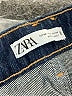 Zara Chevron-herringbone Blue Jeans Size 12 - photo 6