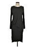 Sen Solid Gray Casual Dress Size Sm (1) - photo 1