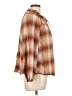 Blu Pepper 100% Rayon Brown Long Sleeve Blouse Size L - photo 4