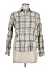 Pendleton 100% Cotton Plaid Gray Long Sleeve Button-Down Shirt Size M - photo 1