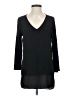 MICHAEL Michael Kors 100% Polyester Black 3/4 Sleeve Top Size S - photo 1