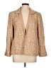 Doncaster Collection Tweed Gold Tan Silk Blazer Size 12 - photo 1