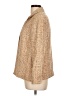 Doncaster Collection Tweed Gold Tan Silk Blazer Size 12 - photo 5