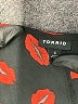 Torrid 100% Polyester Graphic Black Short Sleeve Blouse Size 4X Plus (4) - photo 7