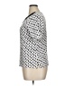 Rafaella 100% Cotton Silver Short Sleeve Top Size XL - photo 5