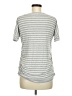 Unbranded Stripes Gray Short Sleeve T-Shirt Size M - photo 2