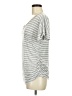 Unbranded Stripes Gray Short Sleeve T-Shirt Size M - photo 5
