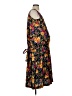 Assorted Brands 100% Rayon Floral Black Casual Dress Size P - photo 4