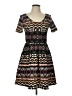 Alya Argyle Black Casual Dress Size L - photo 1