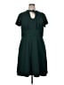 ModCloth Solid Green Casual Dress Size 1X - photo 1