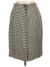 Unbranded 100% Rayon Houndstooth Brown Formal Skirt Size 12 - photo 2