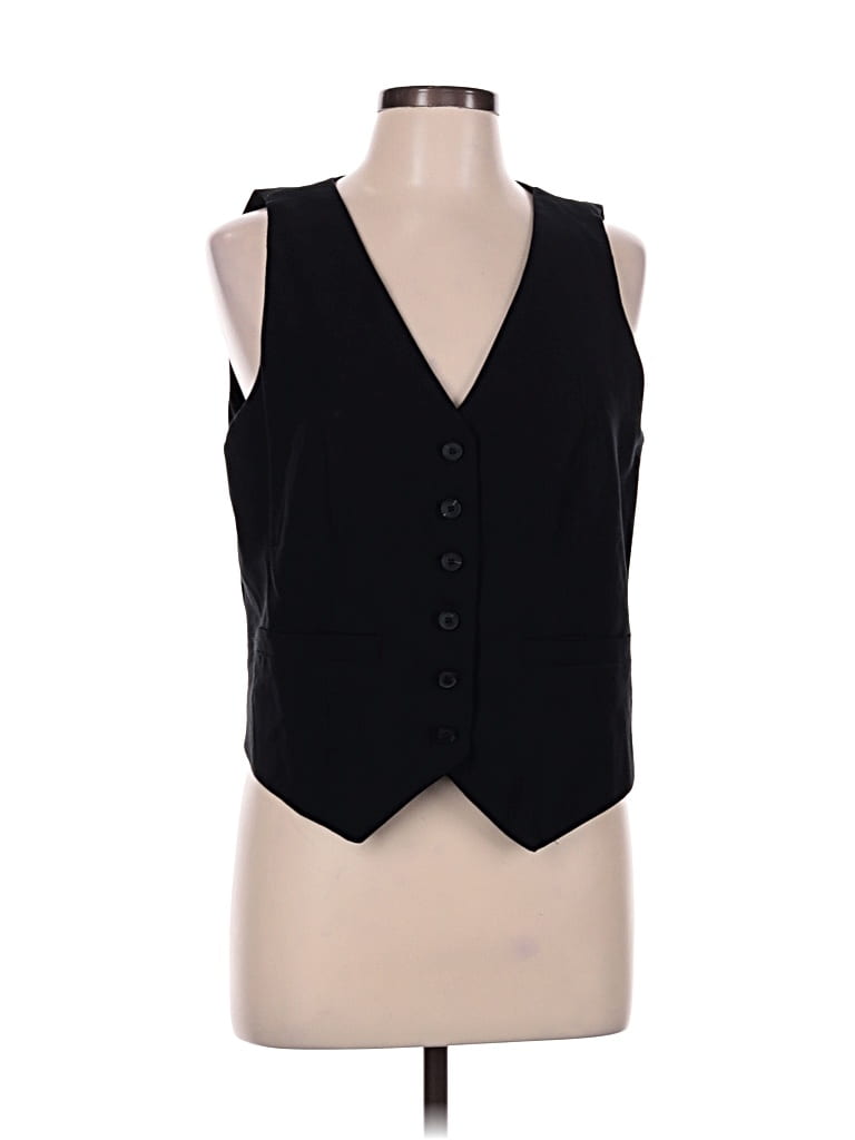 Pre-owned A New Day Sleeveless Blouse In Black