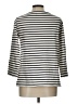 Gap 100% Cotton Stripes Ivory 3/4 Sleeve Top Size L - photo 2