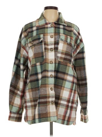 TAXI Long Sleeve Button-Down Shirt (view 1)