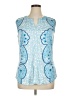 Top Ligne Blue Sleeveless Blouse Size XL - photo 1