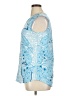 Top Ligne Blue Sleeveless Blouse Size XL - photo 5