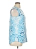 Top Ligne Blue Sleeveless Blouse Size XL - photo 4