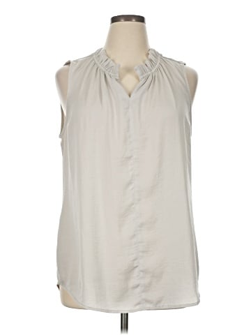 CAbi Sleeveless Button-Down Shirt (view 1)