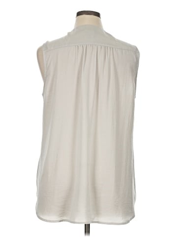 CAbi Sleeveless Button-Down Shirt (view 2)