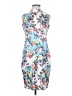 Unbranded Print Blue Cocktail Dress Size S (estimated) - photo 1
