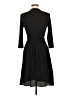Three Dots Solid Black Casual Dress Size L - photo 2