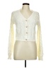Shein 100% Acrylic Ivory Cardigan Size 6 - photo 1