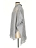 Maeve 100% Cotton Stripes Gray Kimono Size XS - photo 5