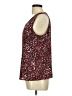 Jennifer Lopez 100% Polyester Burgundy Sleeveless Blouse Size M - photo 5
