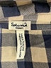 Splendid 100% Rayon Checkered-gingham Blue Long Sleeve Button-Down Shirt Size M - photo 4