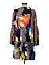 Unbranded Print Blue Casual Dress Size M - photo 2