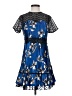 Foxiedox 100% Polyester Blue Cocktail Dress Size 4 - photo 1