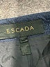 Escada 100% Baumwolle Solid Blue Denim Skirt Size M - photo 3
