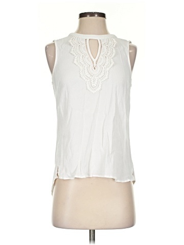 Pale Sky Sleeveless Blouse (view 1)