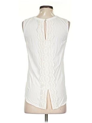 Pale Sky Sleeveless Blouse (view 2)