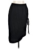 Open Edit Solid Black Casual Skirt Size L - photo 1