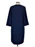 Cos 100% Polyester Solid Blue Casual Dress Size EU 36 / US 6 - photo 2