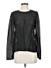 RACHEL Rachel Roy 100% Polyester Black Long Sleeve Top Size S - photo 1