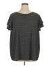 Assorted Brands Gray Short Sleeve Top Size XL (estimated) - photo 1