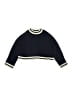 Zara Chevron-herringbone Blue Pullover Sweater Size 9 - 10 - photo 1