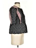 Veronica Beard 100% Silk Black Short Sleeve Silk Top Size 2 - photo 4