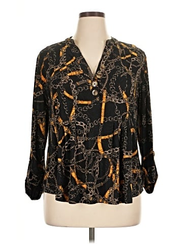New Directions 3/4 Sleeve Blouse (view 1)