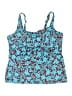 Lands' End Print Blue Swimsuit Top Size 18 - photo 1