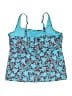 Lands' End Print Blue Swimsuit Top Size 18 - photo 2